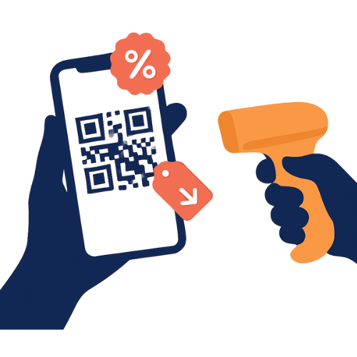 QR kod ile işlem tamamlanır